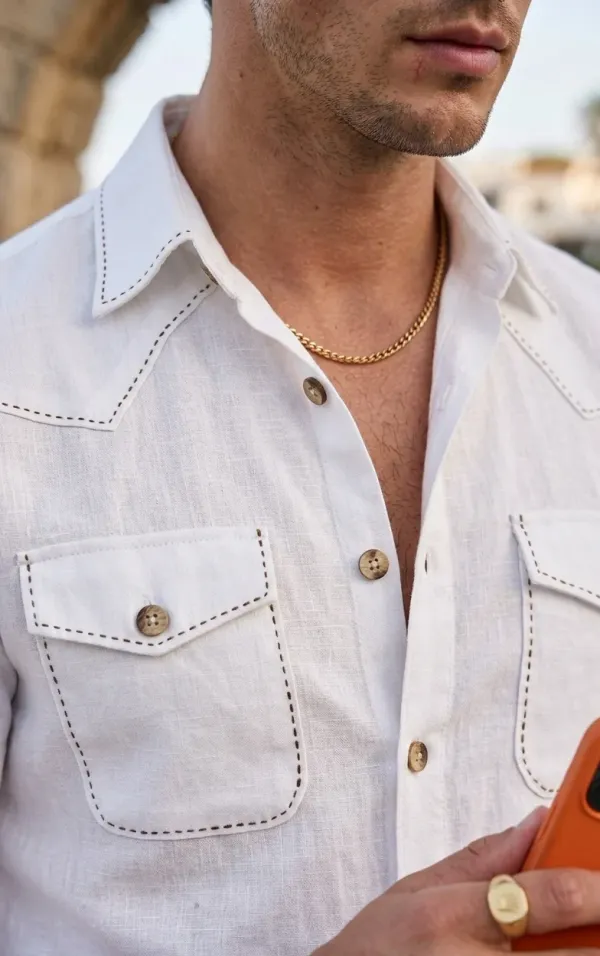 White_Safari_Shirt_–_Pick_Stitched_with_Multi_Pockets_by_Italian_Vega