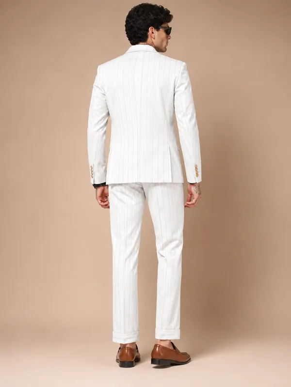 White_Stripe_Double_Breasted_2_Piece_Suit_For_Men