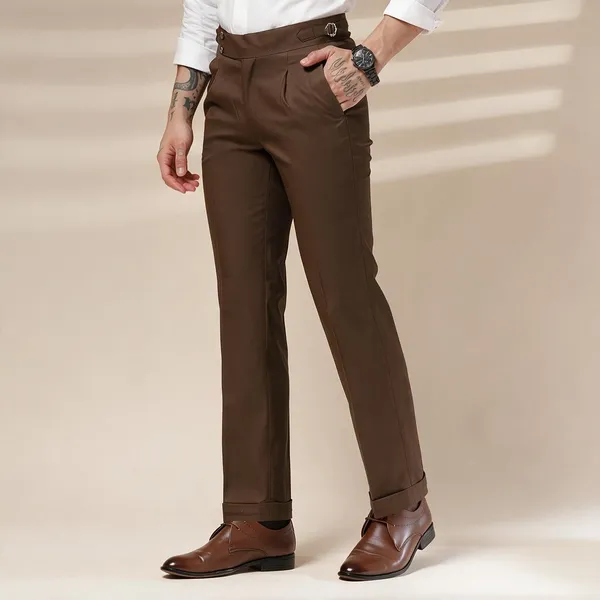 Brown_Polyester_Blend_Slim_Fit_Buttoned_Gurkha_Trousers_For_Men