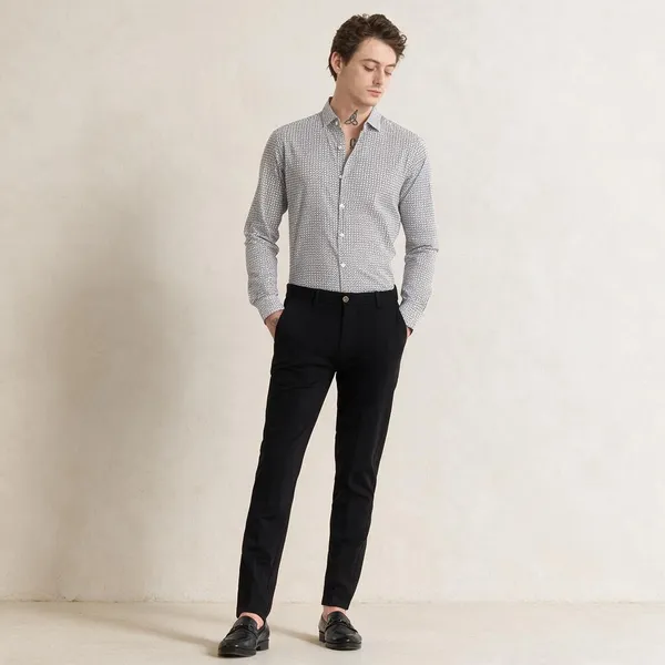 Black_Cotton_Lycra_Slim_Fit_Casual_Trousers_For_Men