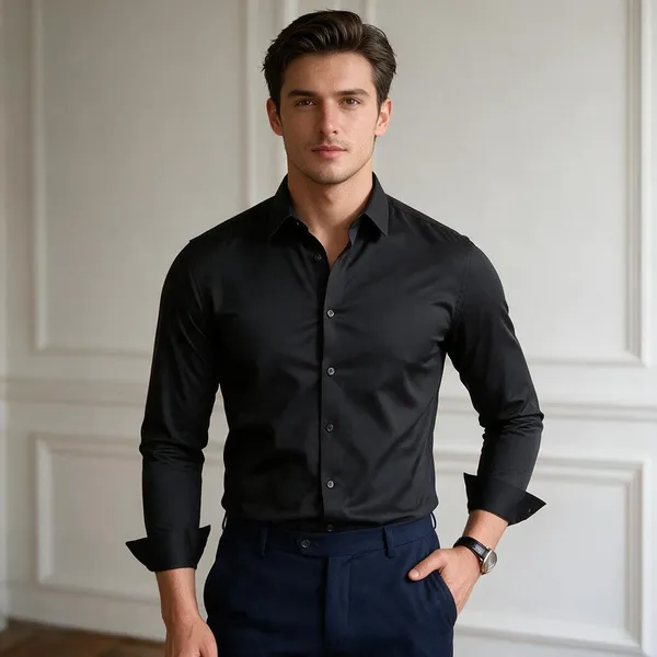 Black_Satin_Shirt_For_Men