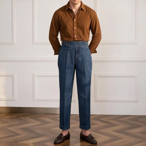 Blue_Denim_Signature_Buttoned_Trousers_For_Men
