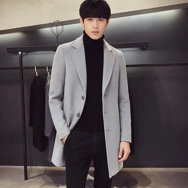 Light_Grey_Tweed_Trench_Coat_For_Men