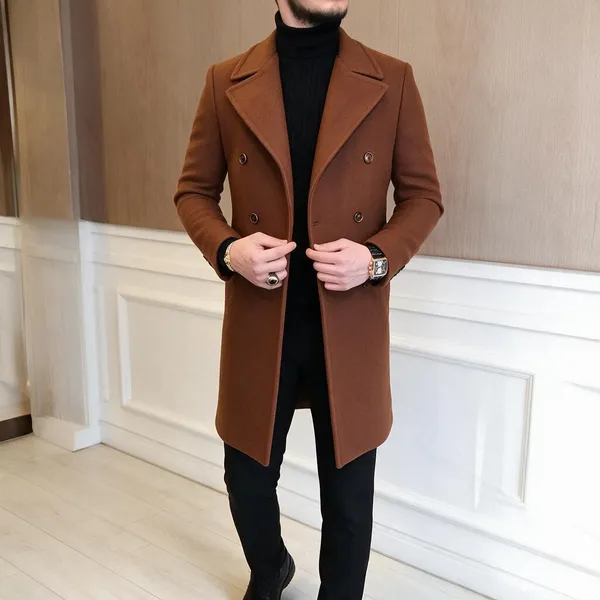 Brown_Tweed_Slim_Fit_Double_Breasted_Coat_For_Men