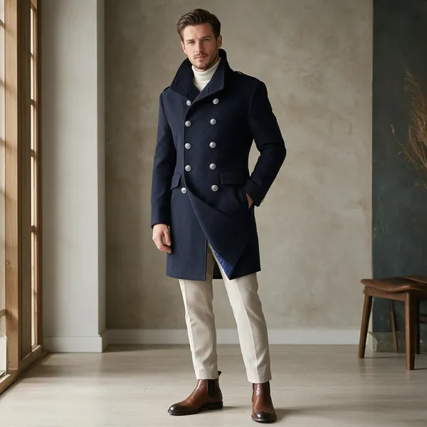 Dark_Blue_Tweed_Double_Breasted_Coat_For_Men