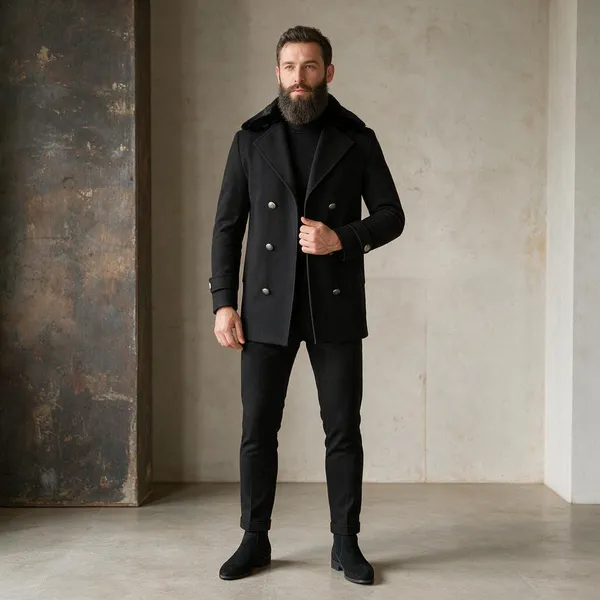 Black_Tweed_Double_Breasted_Coat_For_Men