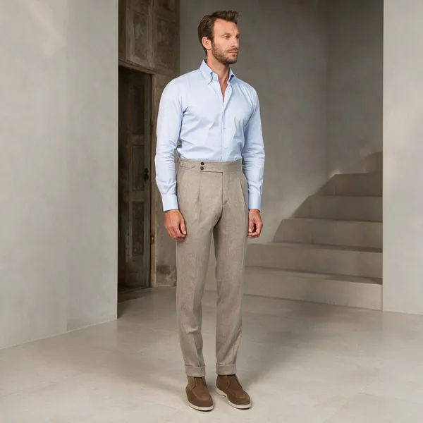 Beige_Flannel_Regular_Fit_Signature_Gurkha_Pants_For_Men