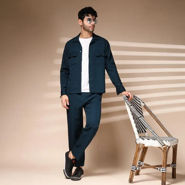 Blue_Cotton_Buttoned_Co-Ord_Set_For_Men
