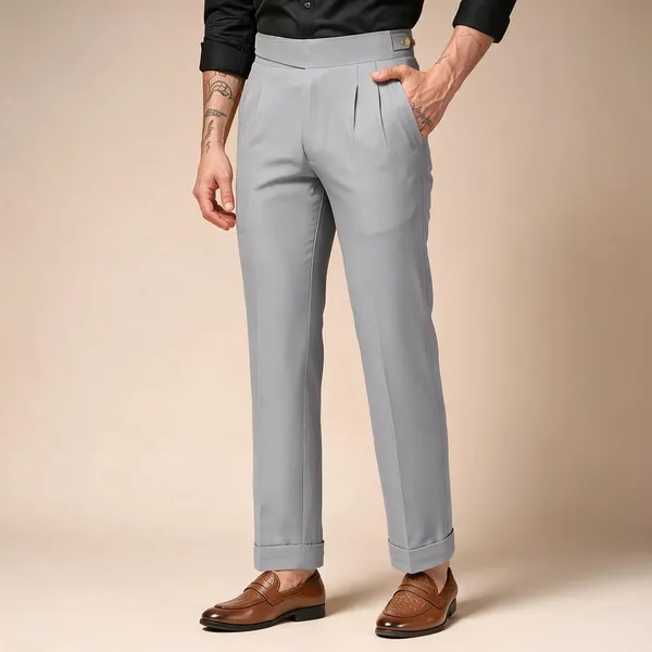 Ash_Grey_Polyester_Classic_Buttoned_Gurkha_Pants_For_Men