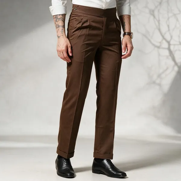Brown_Polyester_Classic_Buttoned_Gurkha_Pants_For_Men