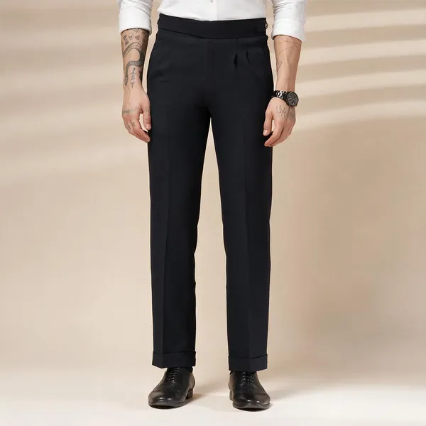 Navy_Blue_Polyester_Classic_Buttoned_Gurkha_Pants_For_Men