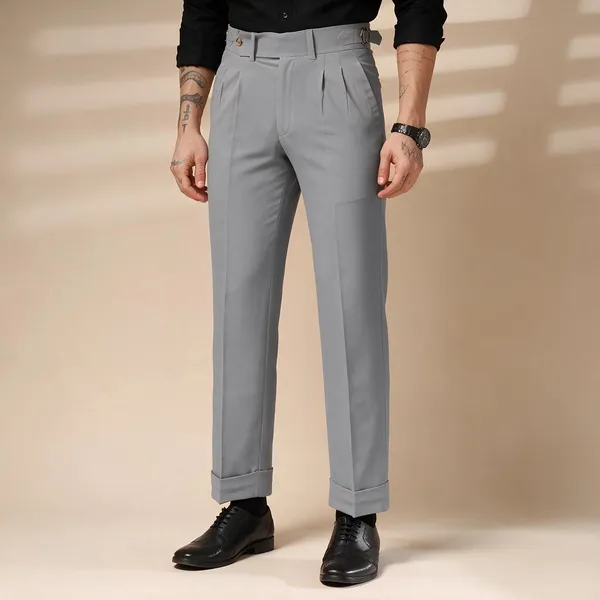 Ash_Grey_Polyester_Blend_Signature_Gurkha_Pants_For_Men