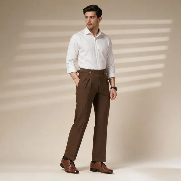 Brown_Polyester_Lycra_Gurkha_Trousers_For_Men