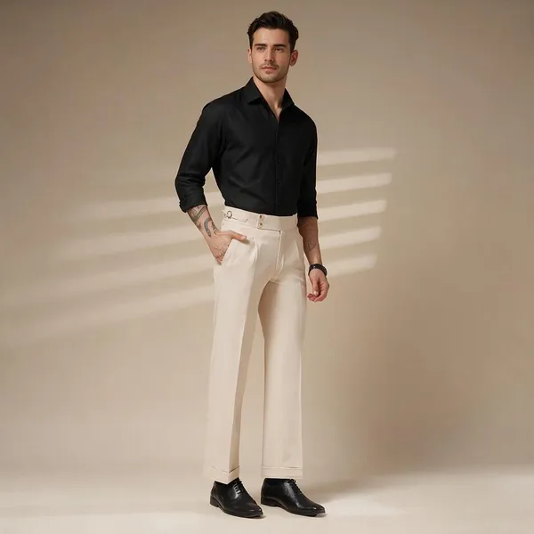 Beige_Polyester_Lycra_Straight_Fit_Gurkha_Pants_For_Men