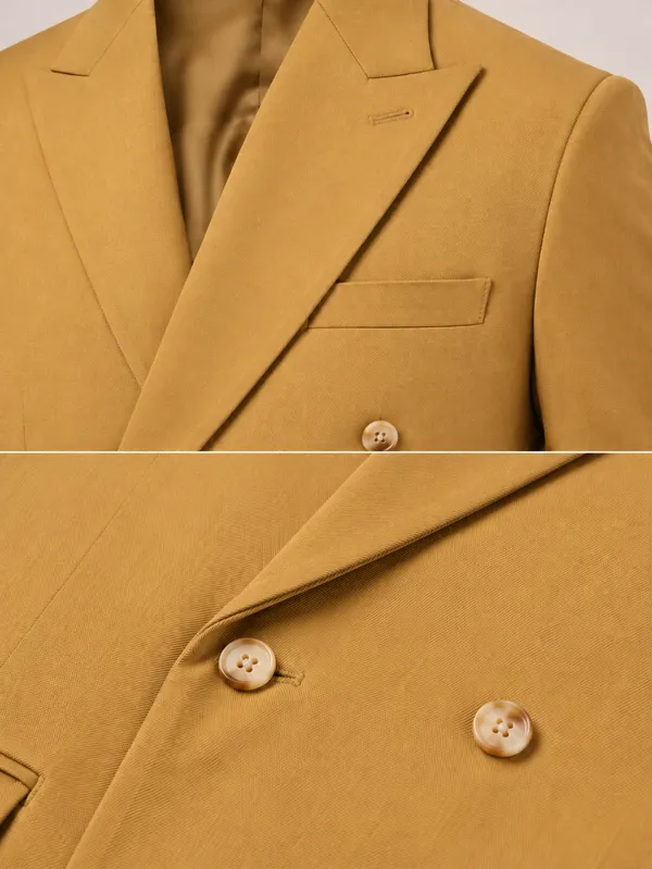 Camel_Double_Breasted_2_Piece_Suit_For_Men
