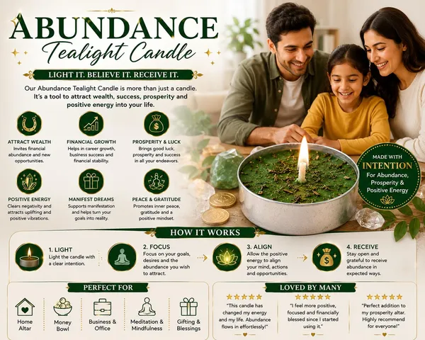 Abundance_Tea_Light_Candles_(Pack_of_24)_|_Hoodoo_&_Witchcraft_Ritual_for_Prosperity,_Wealth,_Success,_Spell_Casting,_Conjure,_Rootwork,_Manifestation,_Meditation_&_Spiritual_Practices
