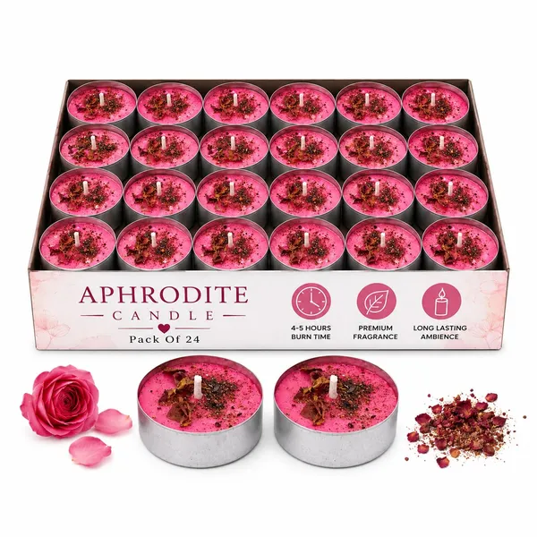 Aphrodite_Tea_Light_Candles_(Pack_of_24)_|_Hoodoo_&_Witchcraft_Ritual_for_Love,_Beauty,_Attraction,_Romance,_Spell_Casting,_Conjure,_Rootwork,_Meditation_&_Spiritual_Practices