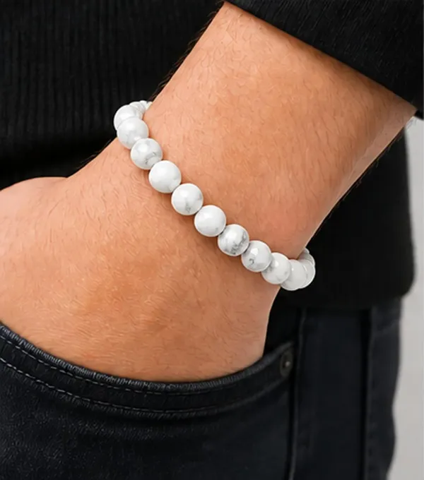 Natural_White_Howlite_Bracelet_Genuine_Marble_Stone_Beads_Calming_Healing_Crystal_Jewelry_For_Stress_Relief_Sleep_Unisex_Elastic_Stacking_Bracelet