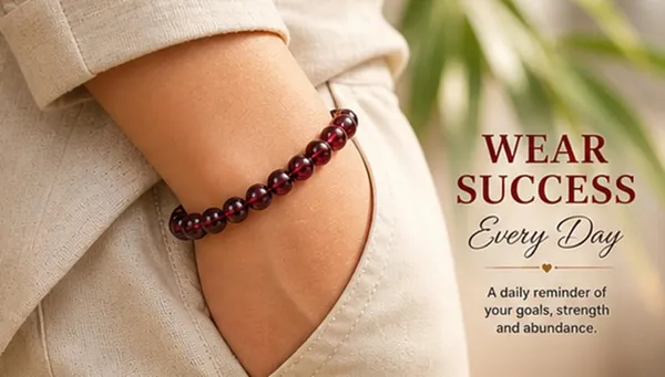 Garnet_Bead_Bracelet_Stone_Of_Passion_Protection_Success_Stretch_Bracelet_For_Daily_Wear_For_Men_And_Women