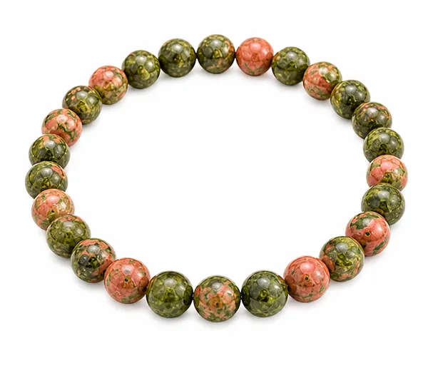 Natural_Unakite_Jasper_Bracelet_Green_And_Pink_Healing_Crystals_For_Vision_Emotional_Balance_And_Healthy_Habits_Heart_Chakra_Support_Beads_For_Men_And_Women