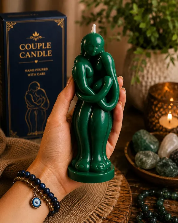 Couple_Figurine_Soy_Wax_Ritual_Candle_For_Spell_Casting_Hoodoo_Spiritual_Practices_Handmade_For_Witchcraft_Conjure_Rootwork_Magic_Meditation_Home_Decor_Pack_Of_1_Green