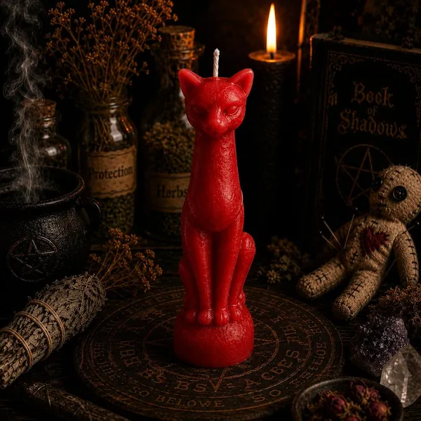 Cat_Figurine_Soy_Wax_Ritual_Candle_For_Spell_Casting_Hoodoo_Spiritual_Practices_Handmade_Candle_For_Witchcraft_Conjure_Rootwork_Candle_Magic_Meditation_Home_Decor_1_Red