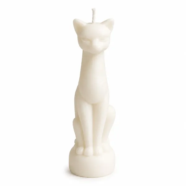 Cat_Figurine_Soy_Wax_Ritual_Candle_For_Spell_Casting_Hoodoo_Spiritual_Practices_Handmade_Candle_For_Witchcraft_Conjure_Rootwork_Candle_Magic_Meditation_Home_Decor_1_White