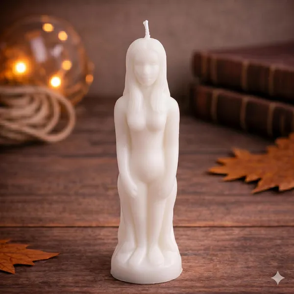 Female_Figurine_Soy_Wax_Ritual_Candle_For_Spell_Casting_Hoodoo_Spiritual_Practices_Handmade_Candle_For_Witchcraft_Conjure_Rootwork_Candle_Magic_Meditation_Home_Decor_1_White