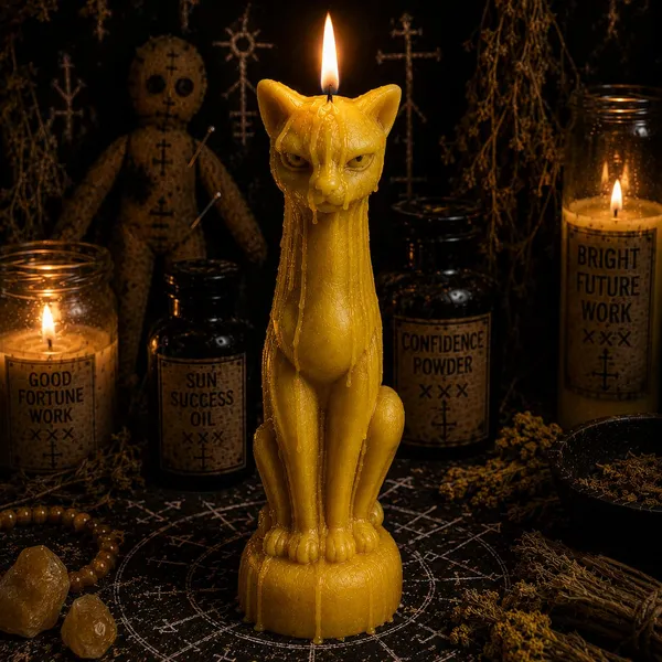 Cat_Figurine_Soy_Wax_Ritual_Candle_For_Spell_Casting_Hoodoo_Spiritual_Practices_Handmade_Candle_For_Witchcraft_Conjure_Rootwork_Candle_Magic_Meditation_Home_Decor_1_Yellow