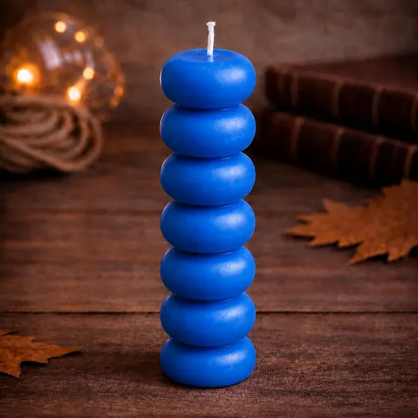 Seven_Knob_Soy_Wax_Ritual_Candle_For_Spell_Casting_Hoodoo_Spiritual_Practices_Handmade_Candle_For_Witchcraft_Conjure_Rootwork_Candle_Magic_Meditation_Home_Decor_1_Blue