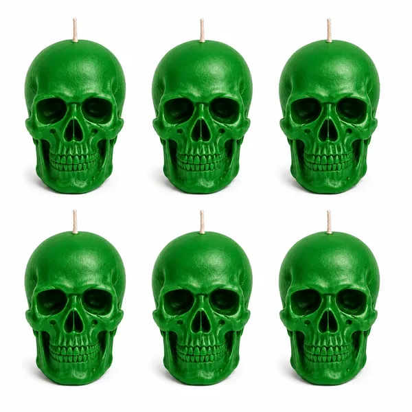 Skull_Figurine_Soy_Wax_Ritual_Candle_For_Spell_Casting_Hoodoo_Spiritual_Practices_Handmade_For_Witchcraft_Conjure_Rootwork_Magic_Meditation_Home_Decor_6_Green