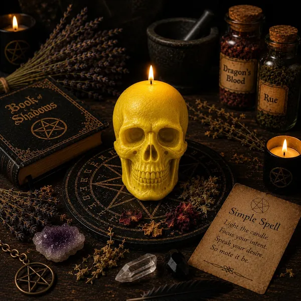 Skull_Figurine_Soy_Wax_Ritual_Candle_For_Spell_Casting_Hoodoo_Spiritual_Practices_Handmade_For_Witchcraft_Conjure_Rootwork_Magic_Meditation_Home_Decor_6_Yellow