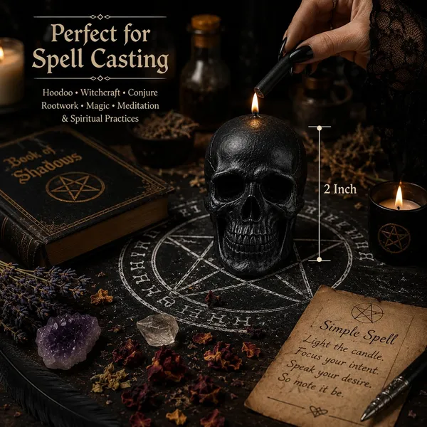 Skull_Figurine_Soy_Wax_Ritual_Candle_For_Spell_Casting_Hoodoo_Spiritual_Practices_Handmade_For_Witchcraft_Conjure_Rootwork_Magic_Meditation_Home_Decor_6_Black