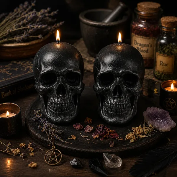 Skull_Figurine_Soy_Wax_Ritual_Candle_For_Spell_Casting_Hoodoo_Spiritual_Practices_Handmade_For_Witchcraft_Conjure_Rootwork_Magic_Meditation_Home_Decor_6_Black