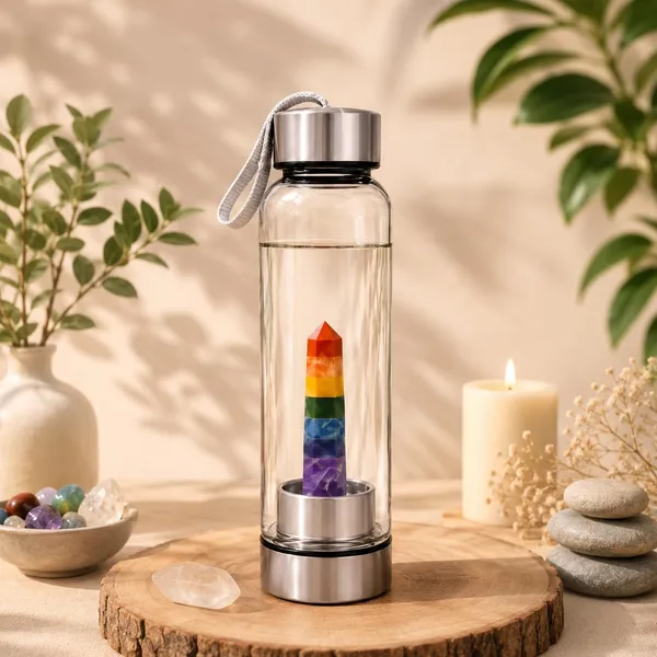 7_Chakra_Healing_Combo_Kit_Seven_Chakra_Crystal_Tree_300_Beads_Bracelet_Crystal_Water_Bottle_Soy_Wax_Candle_Set_Meditation_Reiki_Yoga_Spiritual_Healing_Positive_Energy_Gift_Set