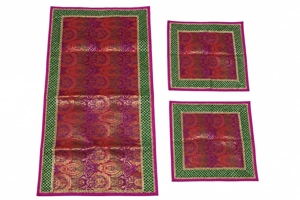 Pooja_Aasan_Set_Of_3_1_Rectangular_48_X_24_Inch_2_Square_24_X_24_Inch_Decorative_Puja_Asan_Pooja_Vastra_Chowki_Cloth_Bajot_Peetham_Mandir_For_Home_Temple_Festivals