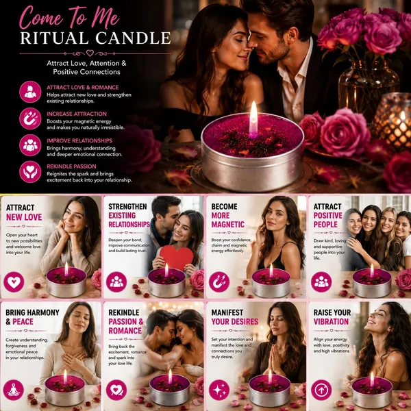 Come_to_Me_Tea_Light_Candles_Pack_of_24_Handmade_Soy_Wax_Ritual,_Love_Attraction,_Romance,_Passion_&_Commitment,_Hoodoo,_Witchcraft,_Meditation,_Manifestation_&_Spiritual_Practices