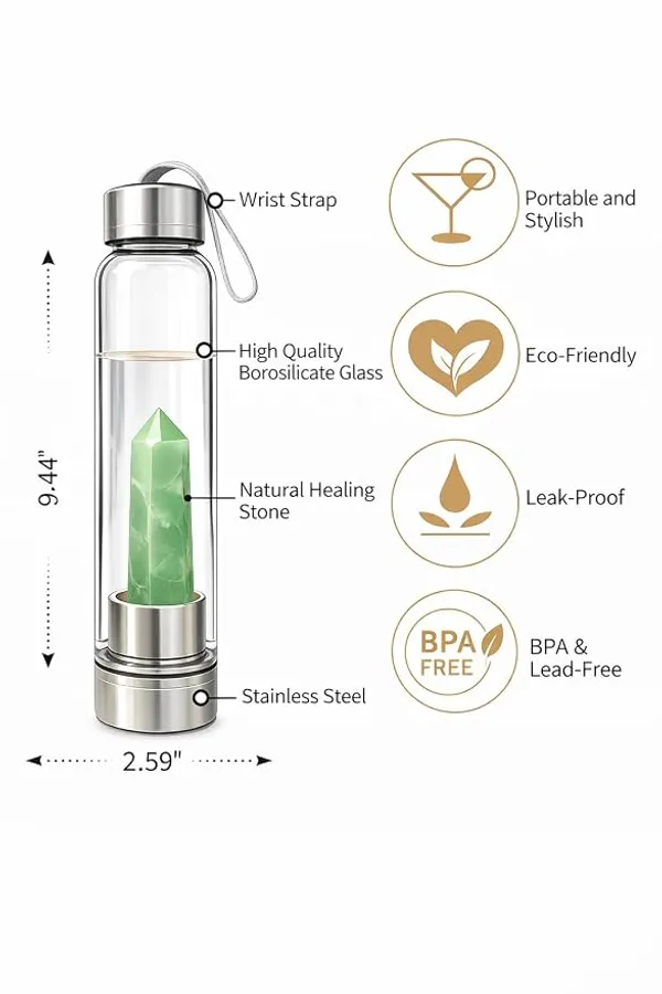 Green_Aventurine_Crystal_Water_Bottle_for_Emotional_Calm_&_Vitality,Premium_Borosilicate_Glass_Infuser,_Elevate_Your_Hydration_with_Natural_Healing_Stones_&_Harmonious_Energy_(500ml)