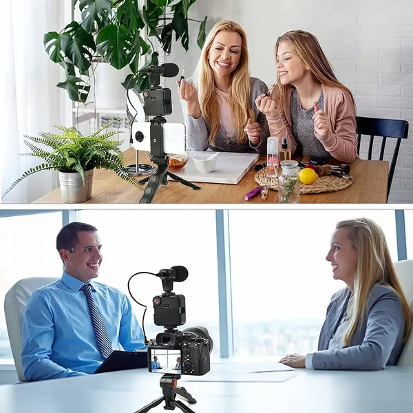 Smartphone_Vlogging_Kit_With_Tripod_And_Microphone