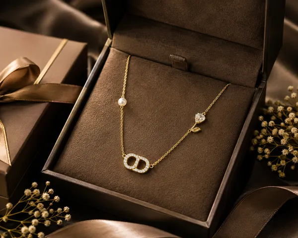 Gold_Tone_Pearl_Rose_Pendant_Necklace_For_Women