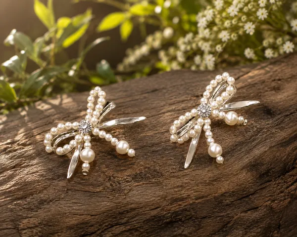 Silver_Pearl_Dragonfly_Earrings_For_Women