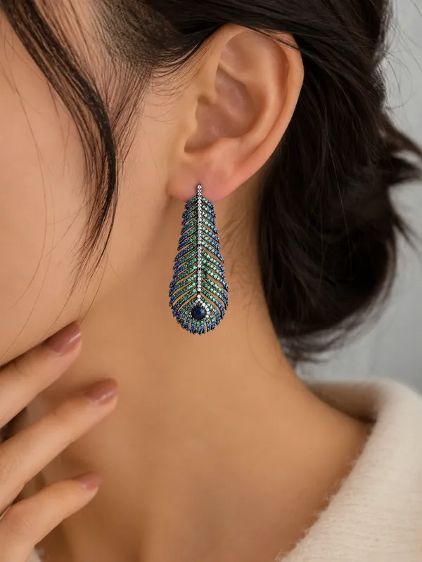 Multicolor_Leaf_Drop_Earrings_For_Women