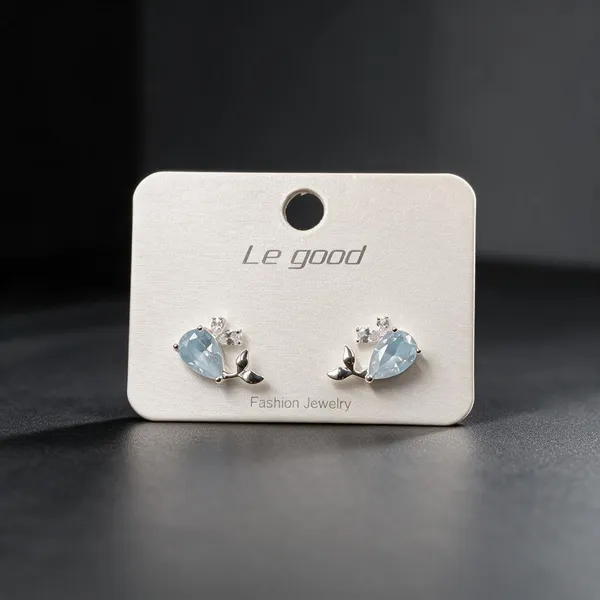 Silver_Tone_Blue_Butterfly_Stud_Earrings_For_Women
