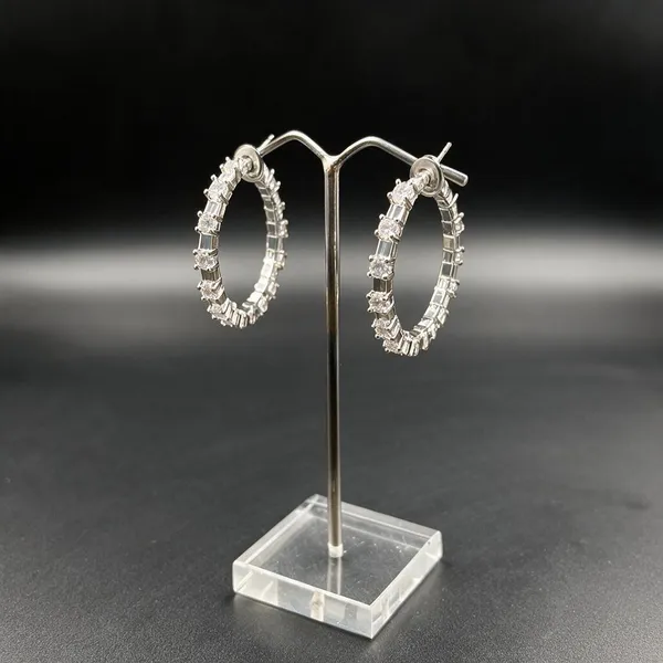Silver_Tone_Crystal_Hoop_Earrings_For_Women