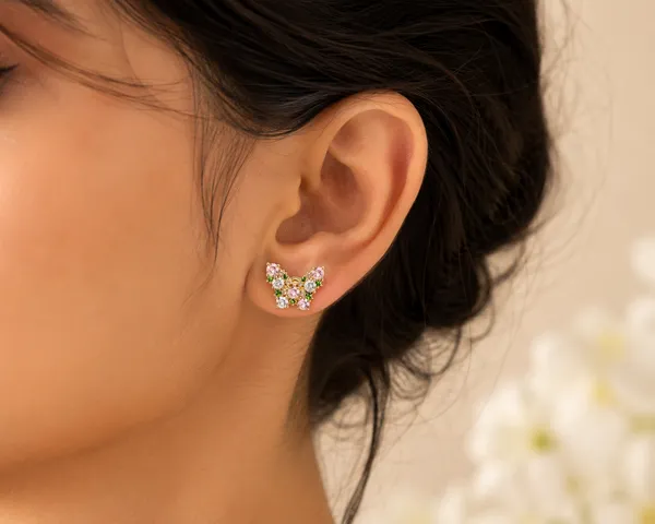 Multicolor_Butterfly_Stud_Earrings_For_Women