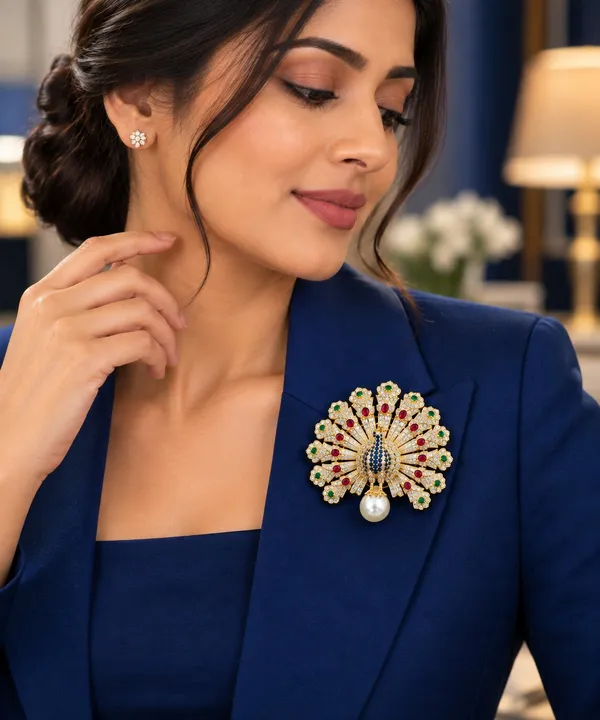 Maharani_Peacock_Pearl_Brooch