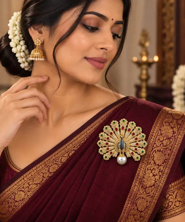 Maharani_Peacock_Pearl_Brooch