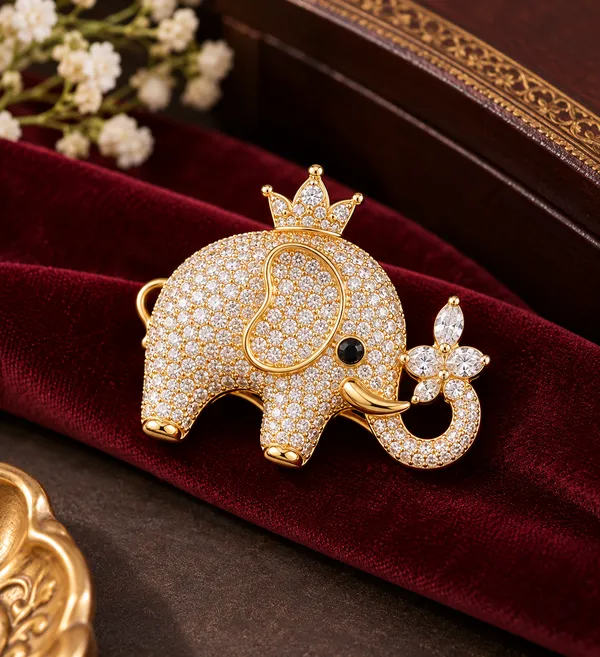 Rajvansh_Elephant_Brooch