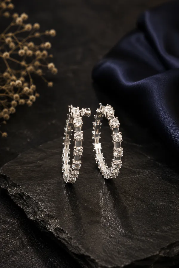 Silver_Tone_Crystal_Hoop_Earrings_For_Women