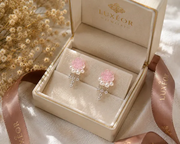 Pink_Pearl_Floral_Drop_Earrings_For_Women